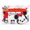 Japan Disney Store Tsum Tsum Zipper Pouch & Pocket Tissue Holder - Mickey & Friends - 1