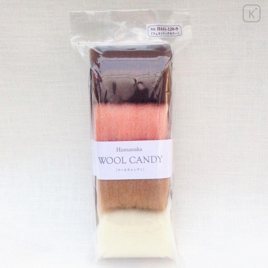 Japan Hamanaka Wool Candy 4-Color Set - Felt Dog Colors - 2