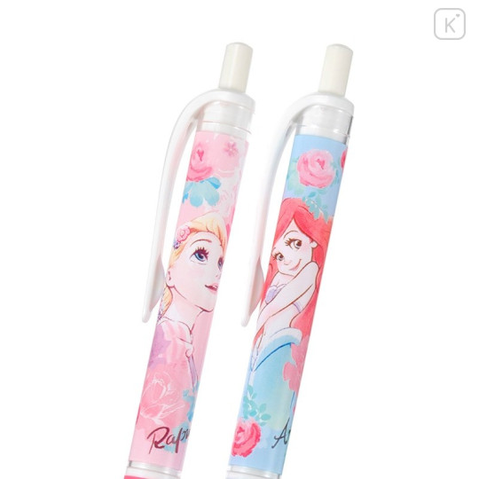 Japan Disney Store Ball Pen - Princess Tangled Rapunzel Luna & Mermaid Ariel - 3
