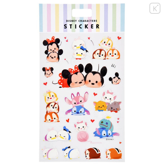 Japan Disney Store Sticker - Tsum Tsum Mickey & Friends - 1