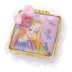 Japan Disney Store Notepad Memo Mirror Jewelry Box- Tangled Rapunzel Luna