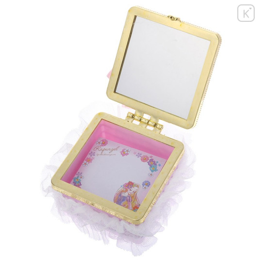 Japan Disney Store Notepad Memo Mirror Jewelry Box- Tangled Rapunzel Luna - 4