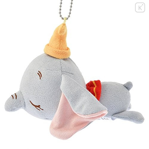 Japan Disney Tsum Tsum Plush Keychain - Sleeping Dumbo - 2