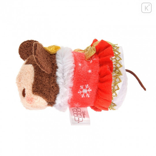 Japan Disney Store Tsum Tsum Mini Plush (S) - Minnie × Christmas 2016 - 3