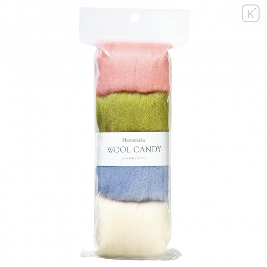 Japan Hamanaka Wool Candy 4-Color Set - Japanese Style - 1