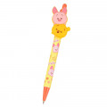Japan Disney Store Tsum Tsum Rubber Black Ball Pen - Pooh & Piglet - 1