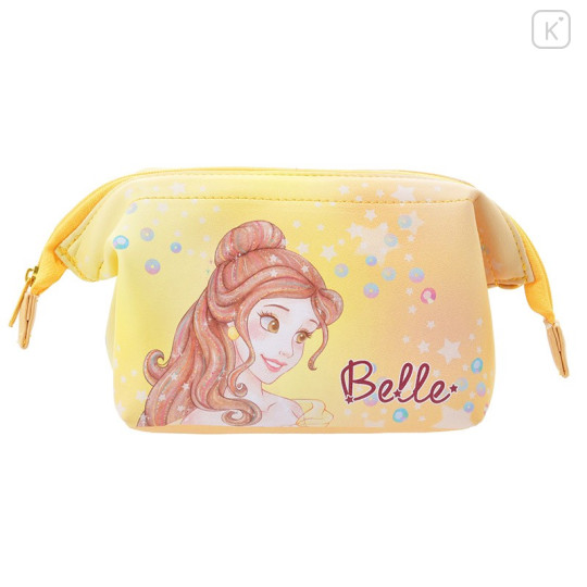 Japan Disney Store Watercolor Painting Pouch (M) - Belle - 1