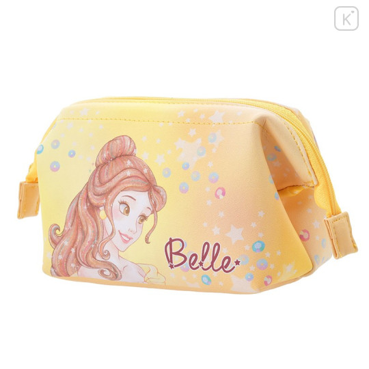 Japan Disney Store Watercolor Painting Pouch (M) - Belle - 2