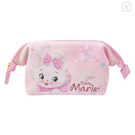 Japan Disney Store Watercolor Painting Pouch - Marie Cat (M) - 1