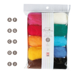 Japan Hamanaka Aclaine Acrylic Fiber 10-Color Set - H441-142-4