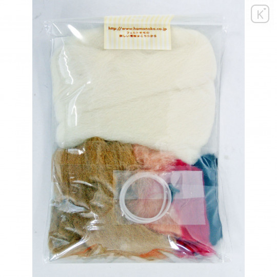 Japan Hamanaka Wool Needle Felting Kit - Shiba Inu - 3