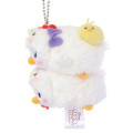 Japan Disney Store Tsum Tsum Pair Plush Keychain - 2017 New Year Donald & Daisy - 3