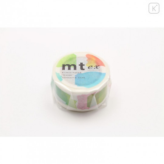 Japan MT Washi Masking Tape - Watercolor Label - 2