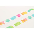 Japan MT Washi Masking Tape - Watercolor Label Name Tag - 3