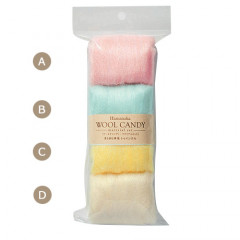 Japan Hamanaka Wool Candy Material Set - 4-Color Twinkle Felting Wool