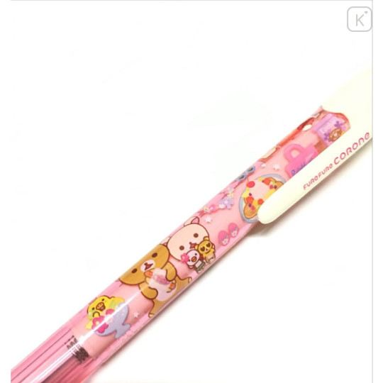 Japan Rilakkuma 0.5mm Mechanical Pencil - Transparent Red - 1