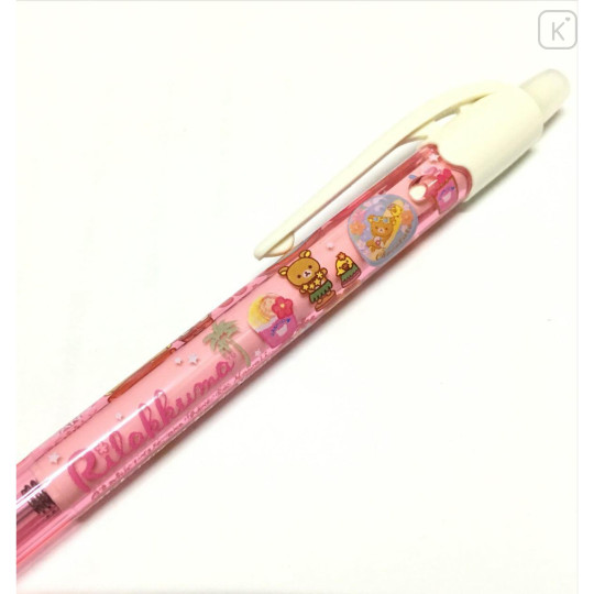 Japan Rilakkuma 0.5mm Mechanical Pencil - Transparent Red - 3