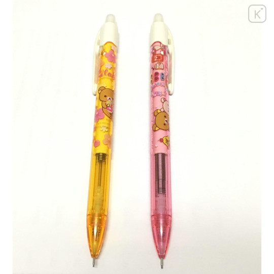 Japan Rilakkuma 0.5mm Mechanical Pencil - Transparent Red - 4