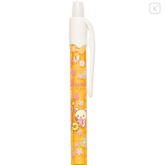 Japan Rilakkuma 0.5mm Mechanical Pencil - Transparent Orange - 2