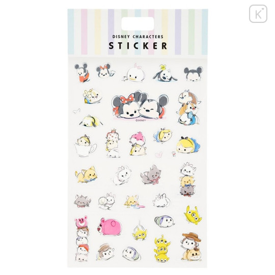 Japan Disney Store Tsum Tsum Sticker - Mickey & Friends - 1