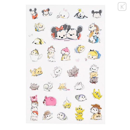 Japan Disney Store Tsum Tsum Sticker - Mickey & Friends - 2