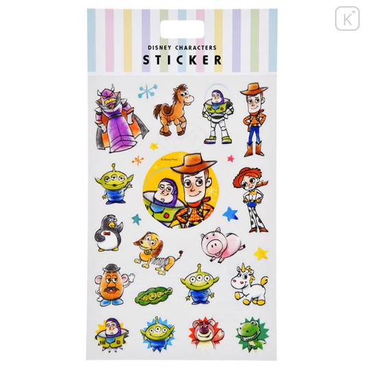 Japan Disney Store Sticker - Toy Story Characters - 1