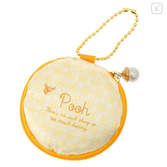 Japan Disney Store Coin Case Purse - Winnie the Pooh Macaroon - 2