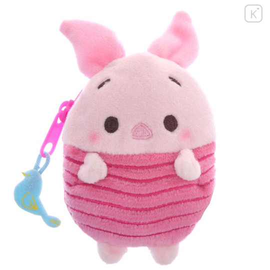 Japan Disney Store Ufufy Coin Case Wallet Pouch - Piglet - 1