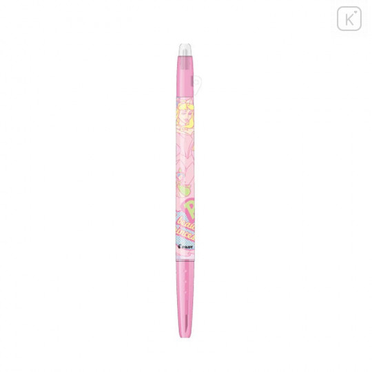 Japan Disney FriXion Ball Slim Erasable Gel Pen - Aurora / Pink - 1