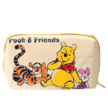 Japan Disney Store Makeup Pencil Bag Canvas Zipper Pouch - Winnie the Pooh & Friends - 3