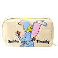 Japan Disney Store Makeup Pencil Bag Canvas Zipper Pouch - Dumbo & Friends - 3