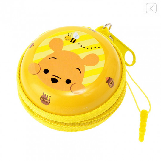 Japan Disney Store Zipper Can Case Phone Plug Jack - Pooh - 2