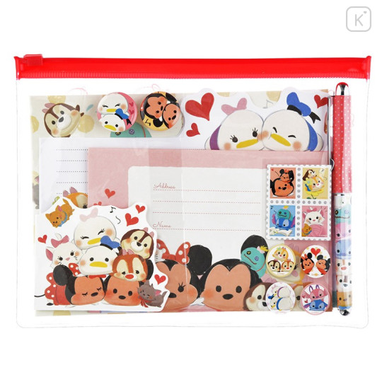 Japan Disney Store Tsum Tsum Stationery Letter Set - 2