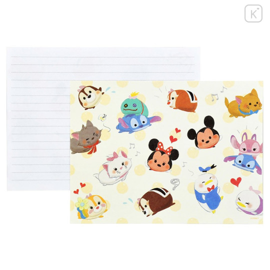 Japan Disney Store Tsum Tsum Stationery Letter Set - 4