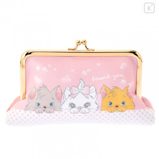 Japan Disney Store Aristocat Marie Cat Hide in Tea Cup Stationary Pen Case Makeup Cosmetic Bag Pouch - 3
