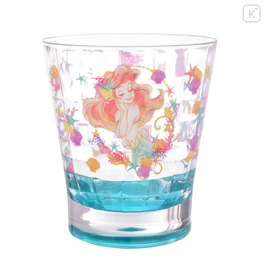 Japan Disney Store Princess Mermaid Ariel Acrylic Tumbler Clear Airy - 1
