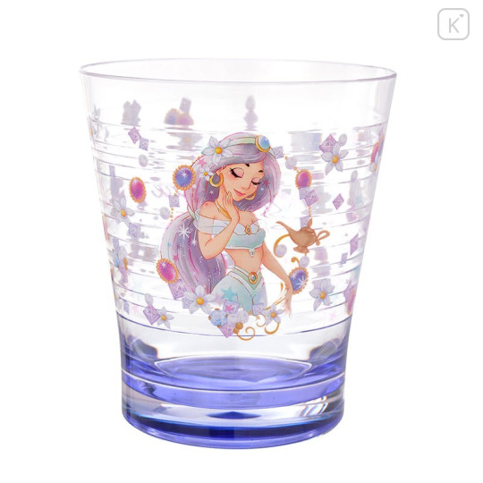 Japan Disney Store Princess Jasmine Acrylic Tumbler Clear Airy - 1