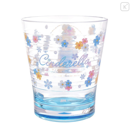 Japan Disney Store Princess Cinderella Acrylic Tumbler Clear Airy - 2