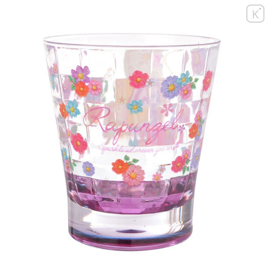 Japan Disney Store Princess Rapunzel Acrylic Tumbler Clear Airy - 2