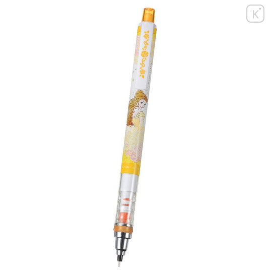 Japan Disney Store Uni Kuru Toga Auto Lead Rotation 0.5mm Mechanical Pencil - Beauty and the Beast Belle - 1