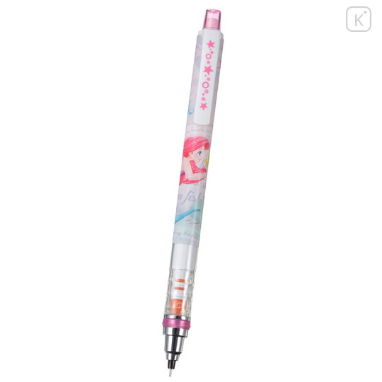 Japan Disney Store Uni Kuru Toga Auto Lead Rotation 0.5mm Mechanical Pencil - Princess Mermaid Ariel & Lagoon - 1