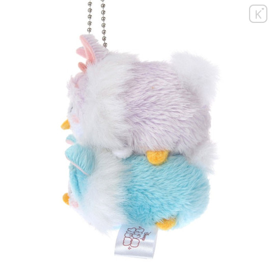 Japan Disney Store Tsum Tsum Pair Plush Keychain - 2017 Easter Donald & Daisy - 3