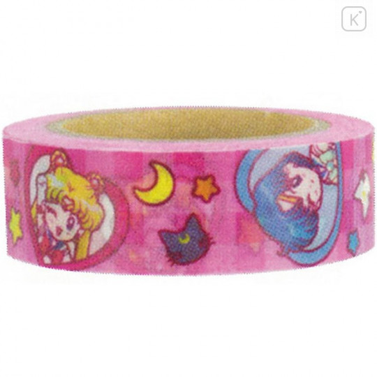 Japan Sailor Moon Washi Paper Masking Tape - Pink - 1