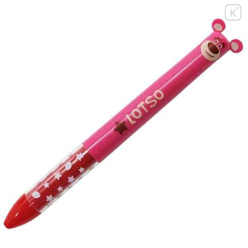 Japan Disney Two Color Mimi Pen - Lotso - 1