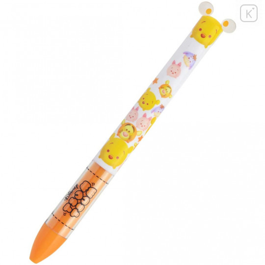 Japan Disney Tsum Tsum Two Color Mimi Pen - Winnie the Pooh & Friends - 1