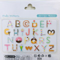 Moji Moji Flake Stickers 78pcs - Alphabet B09 - 2