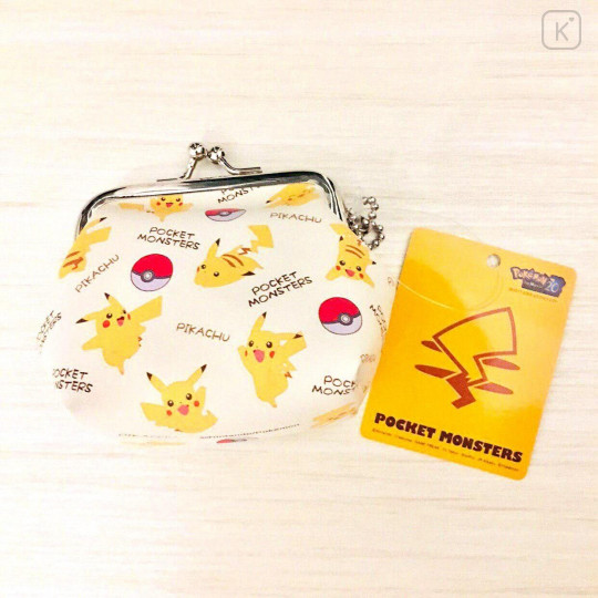Japan Pokemon Coin Purse Wallet - Pikachu - 1