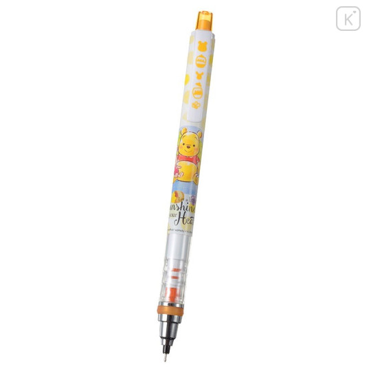 Japan Disney Uni Kuru Toga Auto Lead Rotation 0.5mm Mechanical Pencil - Winnie the Pooh Perfect Afternoon - 3