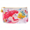 Japan Disney Store Watercolor Painting Pen Case Pencil Bag Pouch - Mermaid Ariel - 1