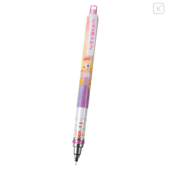 Japan Disney Store Uni Kuru Toga Auto Lead Rotation 0.5mm Mechanical Pencil - Princess Rapunzel - 1